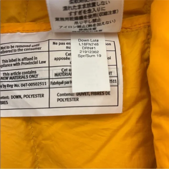 Eddie Bauer EB650 Down Blue Puffer Vest Size XL‎ Gorpcore Zip Up Pockets - Picture 7 of 7